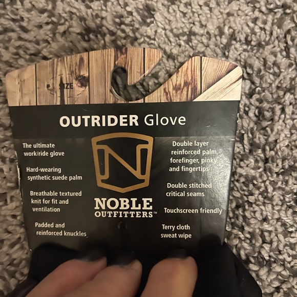 Equestrian riding gloves - Picture 2 of 3